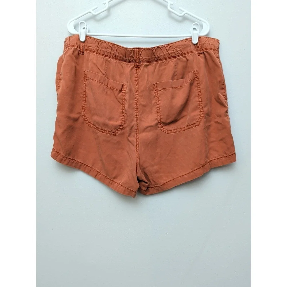DR2 Social Standard by Sanctuary Shorts Sz XXL Fortune‎ Tencel Rust Clay Terra